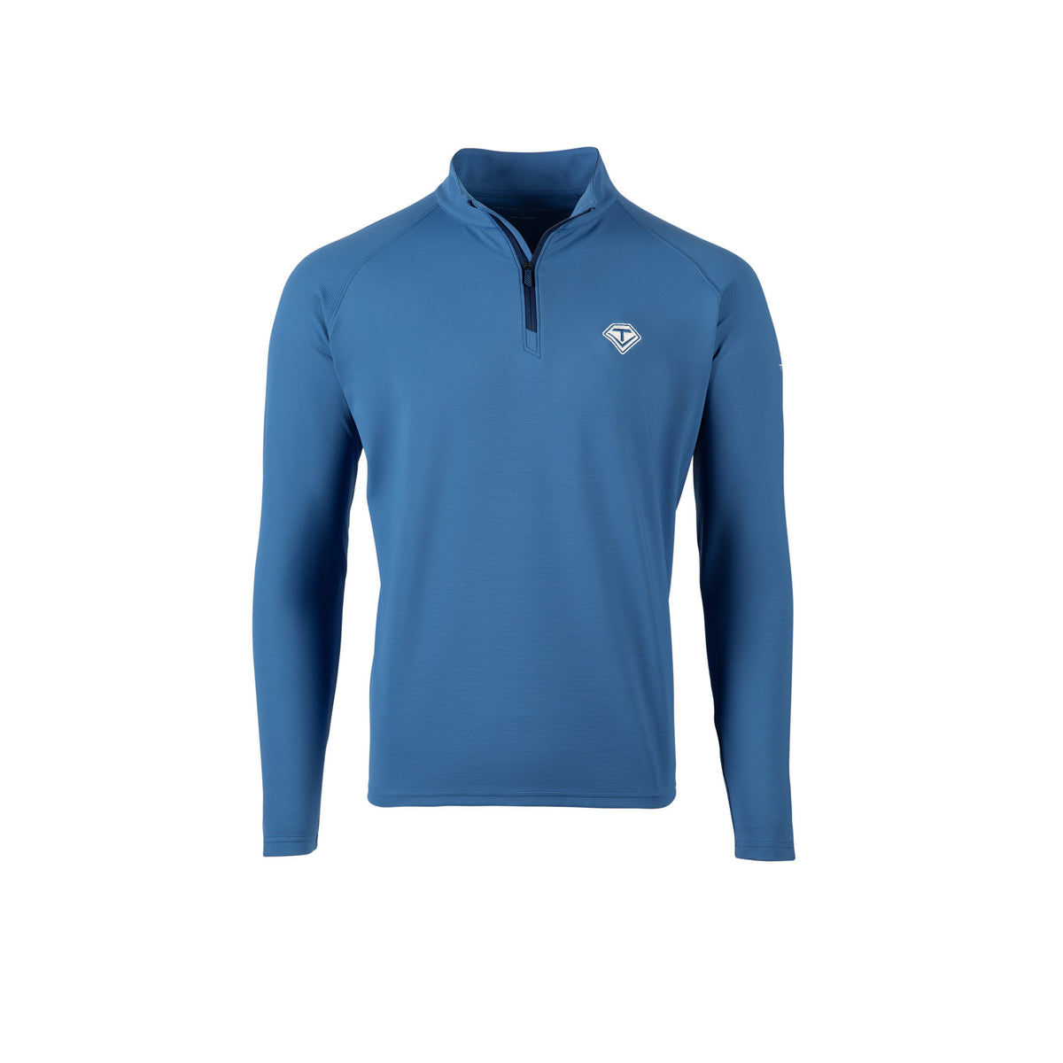 Toulon Holderness & Bourne Stuart Quarter Zip Maidstone Blue
